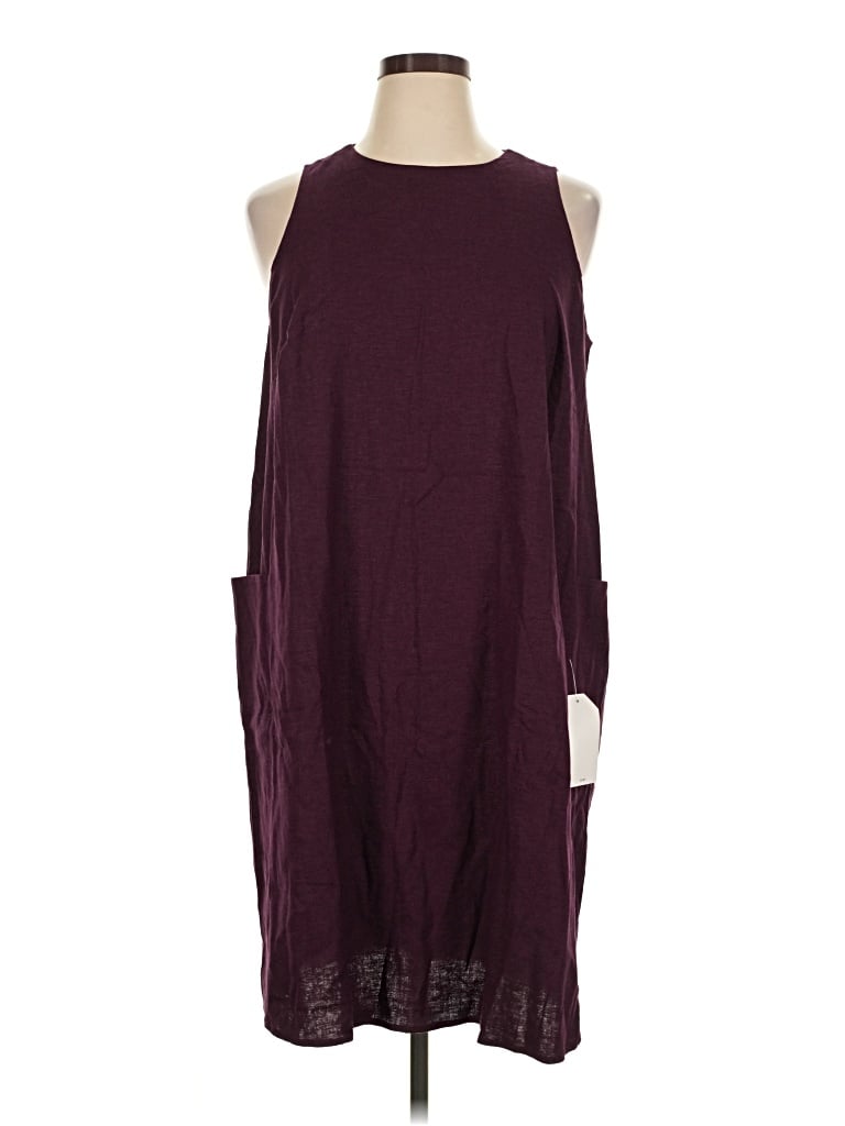 Pre-owned Universal Standard Casual Dress In Burgundy