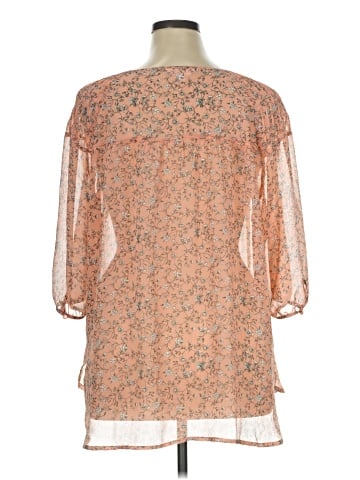 LC Lauren Conrad 3/4 Sleeve Blouse (view 2)