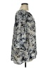 Rose + Olive 100% Polyester Floral Gray 3/4 Sleeve Blouse Size 1X - photo 4