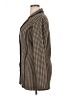 Michael Simon Houndstooth Brown Coat Size XL - photo 5
