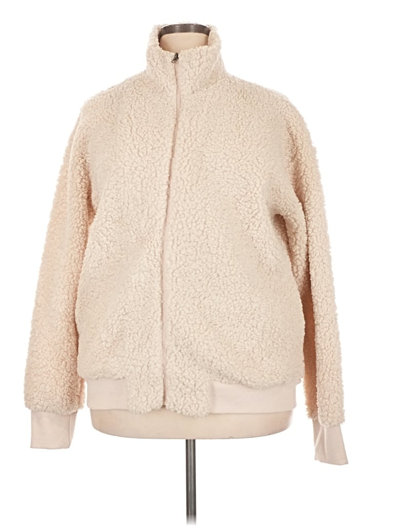 Pre-owned Jess Lea Fleece Jacket In Tan