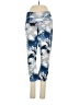 lucy Print Blue Active Pants Size S - photo 1