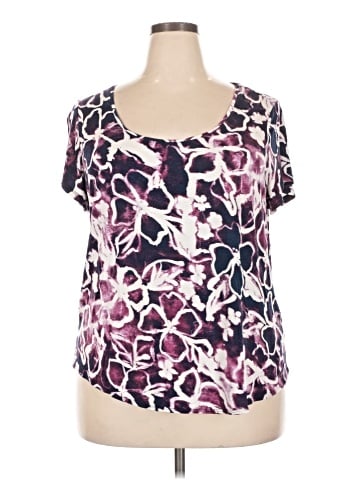 Simply Vera Vera Wang Short Sleeve Blouse (view 1)
