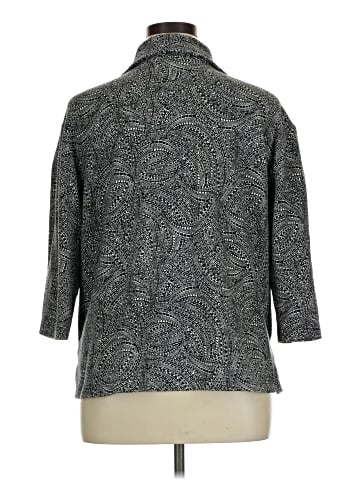 Weekends by Chico's 3/4 Sleeve Button-Down Shirt (view 2)
