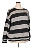 Torrid Stripes Gray Pullover Sweater Size 2X Plus (2) - photo 1