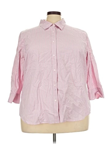 IZOD 3/4 Sleeve Button-Down Shirt (view 1)