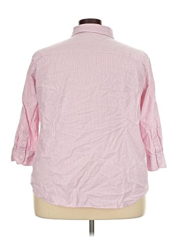 IZOD 3/4 Sleeve Button-Down Shirt (view 2)