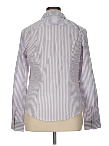 Mauve Long Sleeve Button-Down Shirt (view 2)