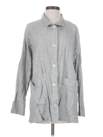 Eileen Fisher 3/4 Sleeve Button-Down Shirt (view 1)