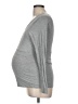 Seraphine Gray Long Sleeve Top Size Med Maternity - photo 5