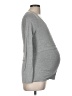 Seraphine Gray Long Sleeve Top Size Med Maternity - photo 4