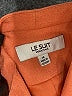 Le Suit 100% Polyester Orange Blazer Size 14 - photo 6