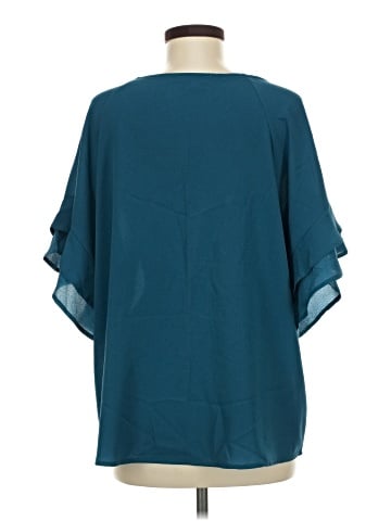 Umgee Short Sleeve Blouse (view 2)