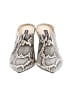 Nine West Animal Print Ivory Mule/Clog Size 9 - photo 2