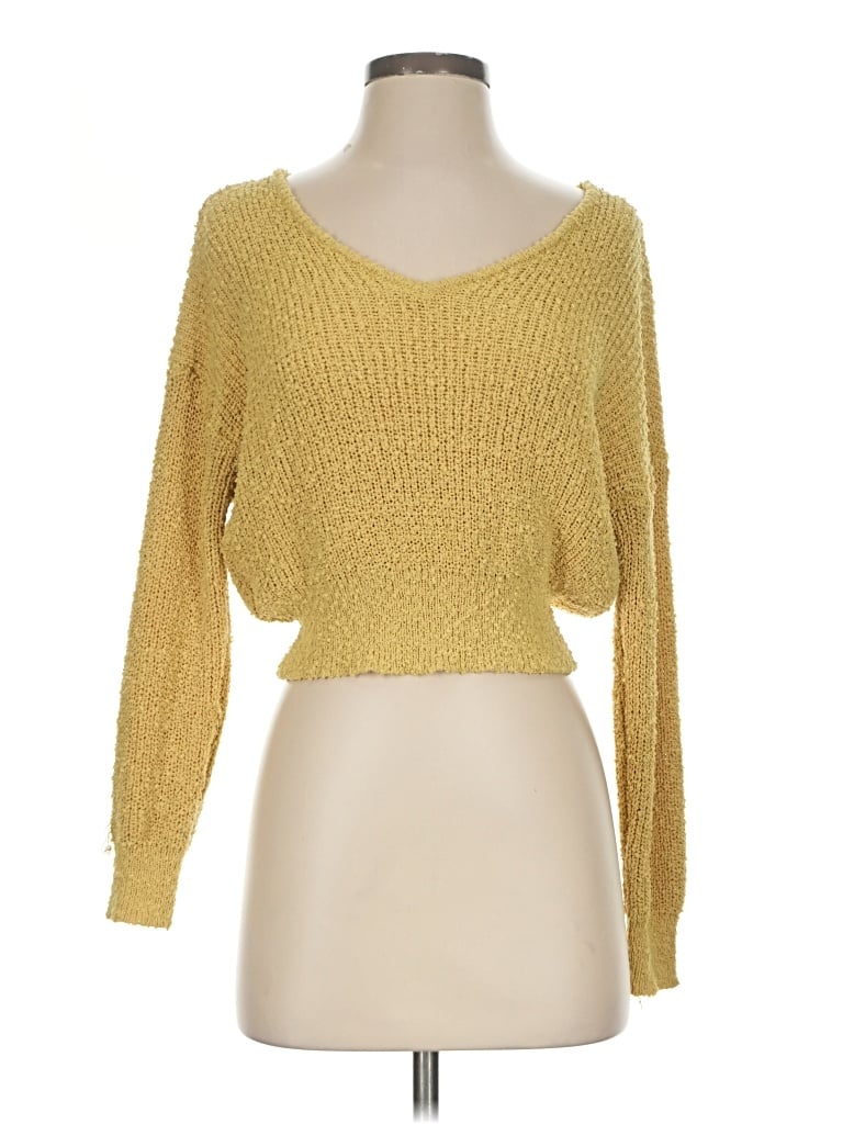 Pre-owned Début 3/4 Sleeve T-shirt In Yellow