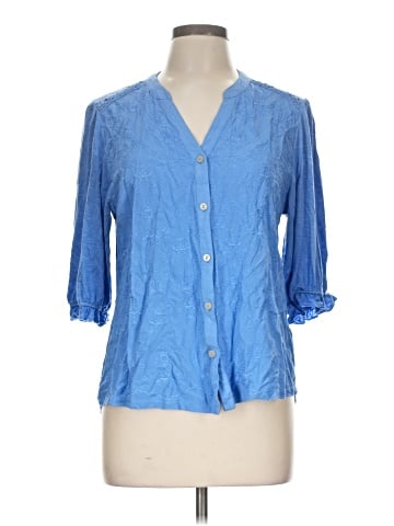 Democracy 3/4 Sleeve Blouse (view 1)