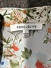 Rose + Olive 100% Polyester Floral Ivory 3/4 Sleeve Blouse Size L - photo 7