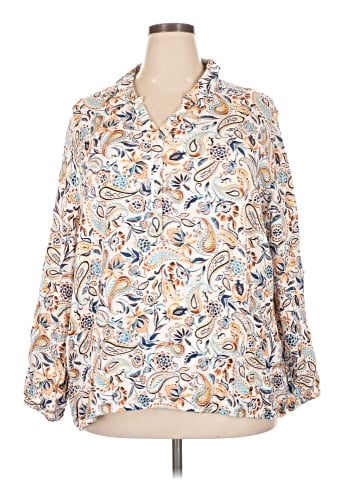 Venus 3/4 Sleeve Blouse (view 1)