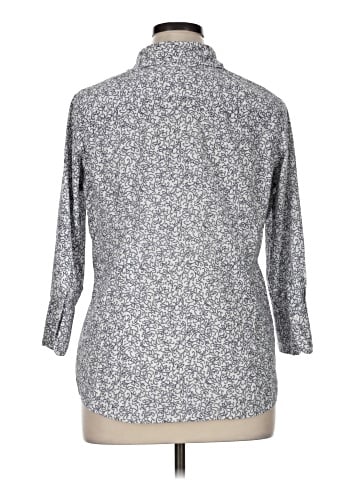 Coldwater Creek 3/4 Sleeve Button-Down Shirt (view 2)