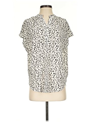 Amour Vert Short Sleeve Silk Top (view 1)
