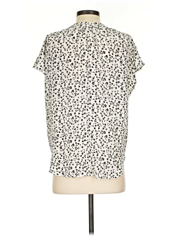 Amour Vert Short Sleeve Silk Top (view 2)