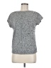 Talbots Silver Short Sleeve Top Size Med Petite - photo 1