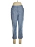 Talbots 100% Cotton Chevron-herringbone Blue Casual Pants Size 10 (petite) - photo 1