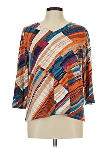 Alfred Dunner 3/4 Sleeve T-Shirt (view 1)