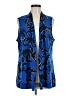 Susan Graver Blue Sleeveless Blouse Size M (petite) - photo 1
