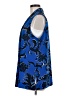 Susan Graver Blue Sleeveless Blouse Size M (petite) - photo 5