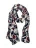 Axcess 100% Silk Paisley Silver Silk Scarf One size - photo 1