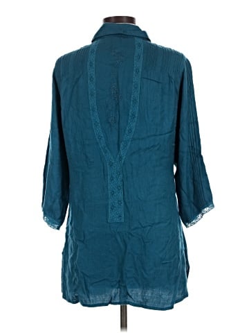 April Cornell 3/4 Sleeve Button-Down Shirt (view 2)