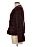 Max Studio Tweed Burgundy Blazer Size L - photo 5