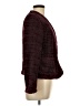 Max Studio Tweed Burgundy Blazer Size L - photo 4