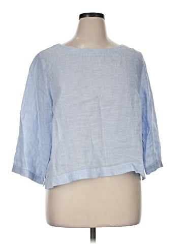 H By Halston 3/4 Sleeve Top (view 1)
