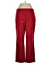 Kim Rogers Chevron-herringbone Red Casual Pants Size 14 - photo 1