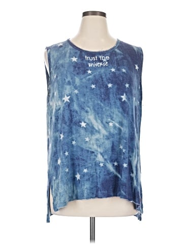 Peace Love World Sleeveless Blouse (view 1)