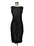 En Focus Studio Metallic Black Cocktail Dress Size 8 - photo 1