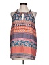 Willi Smith 100% Polyester Orange Sleeveless Blouse Size L - photo 1