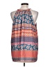 Willi Smith 100% Polyester Orange Sleeveless Blouse Size L - photo 2