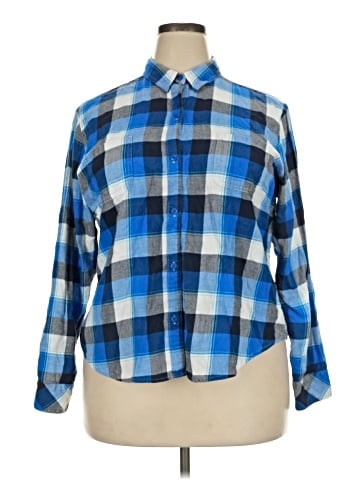 Riders by Lee Long Sleeve Button-Down Shirt (view 1)