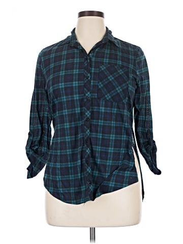 Polly & Esther 3/4 Sleeve Blouse (view 1)