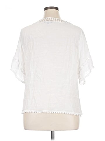 Unique Spectrum Short Sleeve Blouse (view 2)