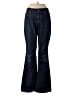 Express Plaid Blue Jeans Size 8 - photo 1