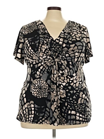 Daisy Fuentes Short Sleeve Blouse (view 1)