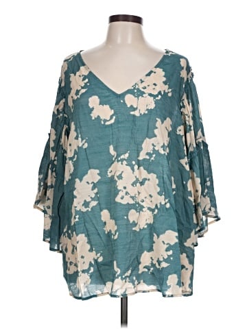New Directions 3/4 Sleeve Blouse (view 1)