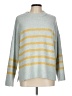Lilla P Stripes Gray Pullover Sweater Size L - photo 1
