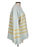 Lilla P Stripes Gray Pullover Sweater Size L - photo 4