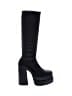 Unbranded Black Boots Size 8 - photo 1