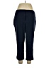 Rafaella Solid Blue Active Pants Size 16 - photo 1